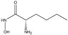 (2S)-2-Butyl-2-aminoacetohydroxamic acid Struktur