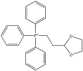 Triphenyl[2-(1,3-dioxolane-2-yl)ethyl]phosphonium Struktur