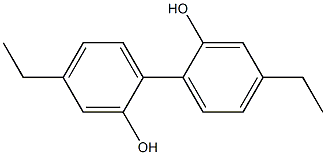 4,4'-Diethyl-1,1'-biphenyl-2,2'-diol Struktur