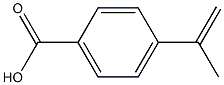 4-Isopropenylbenzoic acid Struktur