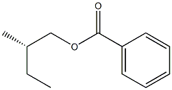 (+)-Benzoic acid (S)-2-methylbutyl ester Struktur