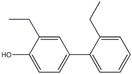 4-(2-Ethylphenyl)-2-ethylphenol Struktur