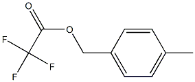 Trifluoroacetic acid 4-methylbenzyl ester Struktur