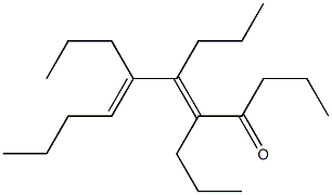 5,6,7-Tripropyl-5,7-undecadien-4-one Struktur