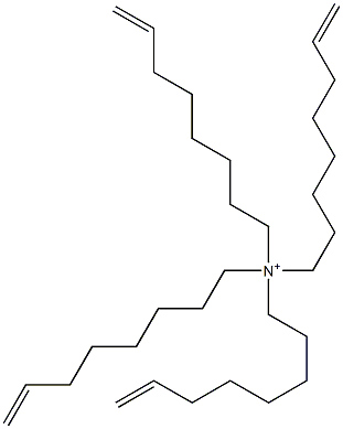 N,N,N,N-Tetra(7-octenyl)aminium Struktur