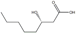 [S,(+)]-3-Hydroxyoctanoic acid Struktur