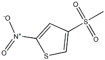 2-Nitro-4-methylsulfonylthiophene Struktur