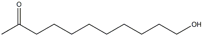 1-Hydroxy-10-undecanone Struktur