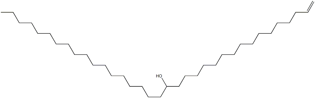 Pentatriacontan-1-en-17-ol Struktur