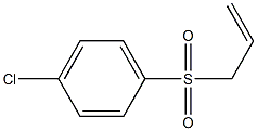 3-(4-Chlorophenylsulfonyl)-1-propene Struktur