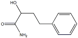 2-Hydroxy-4-phenylbutyramide Struktur