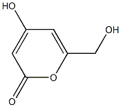 4-Hydroxy-6-hydroxymethyl-2H-pyran-2-one Struktur