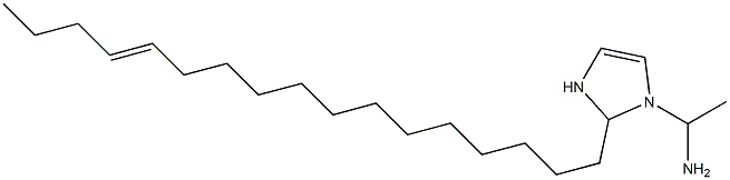 1-(1-Aminoethyl)-2-(13-heptadecenyl)-4-imidazoline Struktur