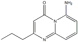 6-Amino-2-propyl-4H-pyrido[1,2-a]pyrimidin-4-one Struktur