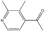 4-Acetyl-2,3-dimethylpyridine Struktur