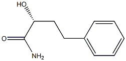 [R,(+)]-2-Hydroxy-4-phenylbutyramide Struktur