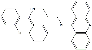 N,N'-Trimethylenebis(9-acridinamine) Struktur