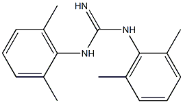 1,3-Bis(2,6-dimethylphenyl)guanidine Struktur