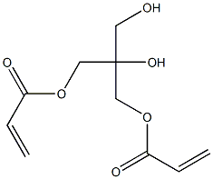 Bisacrylic acid 2-hydroxy-2-(hydroxymethyl)propane-1,3-diyl ester Struktur