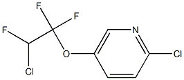 2-Chloro-5-(2-chloro-1,1,2-trifluoroethoxy)pyridine Struktur