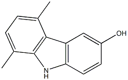 6-Hydroxy-1,4-dimethyl-9H-carbazole Struktur