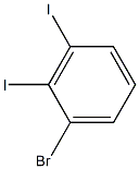 1-Bromo-2,3-diiodobenzene Struktur