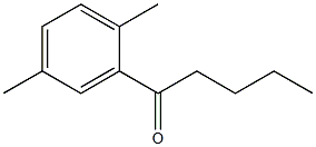 1,4-Dimethyl-2-pentanoylbenzene Struktur