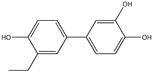 3'-Ethyl-1,1'-biphenyl-3,4,4'-triol Struktur