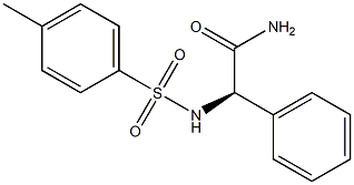 [R,(-)]-2-Phenyl-2-(p-toluenesulfonylamino)acetamide Struktur