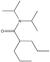 N,N-Diisopropyl-2-propylvaleramide Struktur