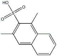 1,3-Dimethyl-2-naphthalenesulfonic acid Struktur