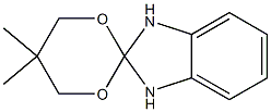 5',5'-Dimethylspiro[1H-benzimidazole-2(3H),2'-[1,3]dioxane] Struktur