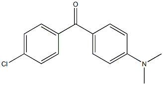 4-Chloro-4'-(dimethylamino)benzophenone Struktur