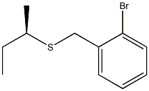 [R,(-)]-o-Bromobenzyl sec-butyl sulfide Struktur