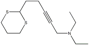 5-(1,3-Dithian-2-yl)-N,N-diethyl-2-pentyn-1-amine Struktur