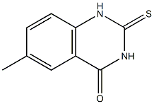 1,2-Dihydro-2-thioxo-6-methylquinazolin-4(3H)-one Struktur