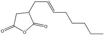 4-(2-Octenyl)-3,4-dihydrofuran-2,5-dione Struktur