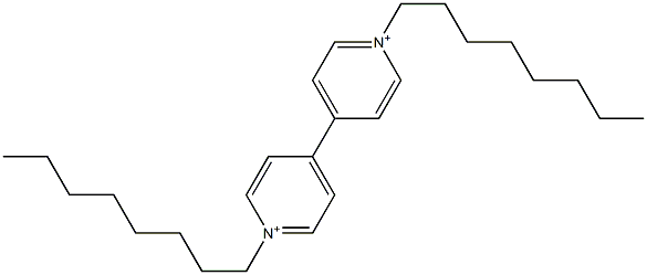 1,1'-Dioctyl-4,4'-bi[pyridinium] Struktur