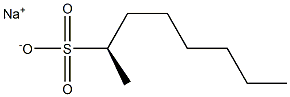 [R,(+)]-2-オクタンスルホン酸ナトリウム 化學構(gòu)造式