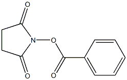 Benzoic acid 2,5-dioxo-1-pyrrolidinyl ester Struktur