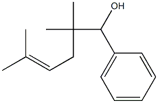 2,2,5-Trimethyl-1-phenyl-4-hexen-1-ol Struktur