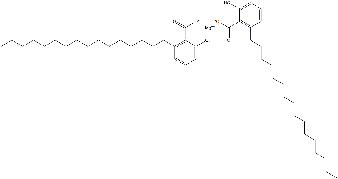 Bis(6-hexadecylsalicylic acid)magnesium salt Struktur