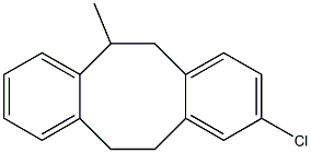 9-Chloro-5,6,11,12-tetrahydro-5-methyldibenzo[a,e]cyclooctene Struktur