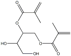 1,2,3,4-Butanetetrol 1,2-bismethacrylate Struktur