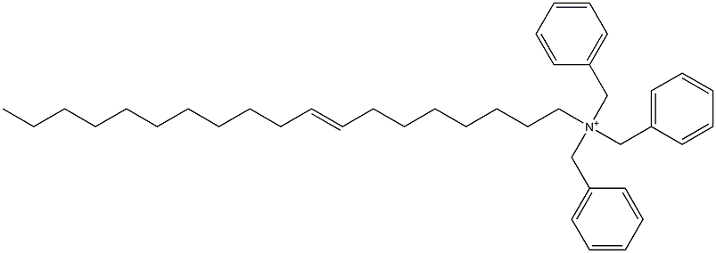 (8-Nonadecenyl)tribenzylaminium Struktur