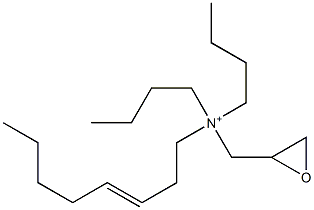 Dibutyl(3-octenyl)glycidylaminium Struktur