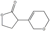 3-[(5,6-Dihydro-2H-pyran)-3-yl]-4,5-dihydrofuran-2(3H)-one Struktur