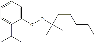 2-Isopropylphenyl 1,1-dimethylhexyl peroxide Struktur