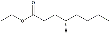 [S,(+)]-4-Methyloctanoic acid ethyl ester Struktur