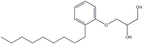 1-(2-Nonylphenoxy)-2,3-propanediol Struktur